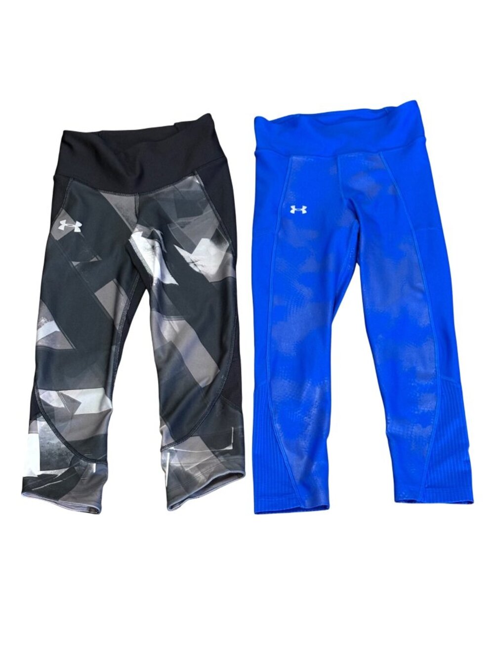 Under Armour Womens HeatGear Compression Leggings XS Lot Of 2